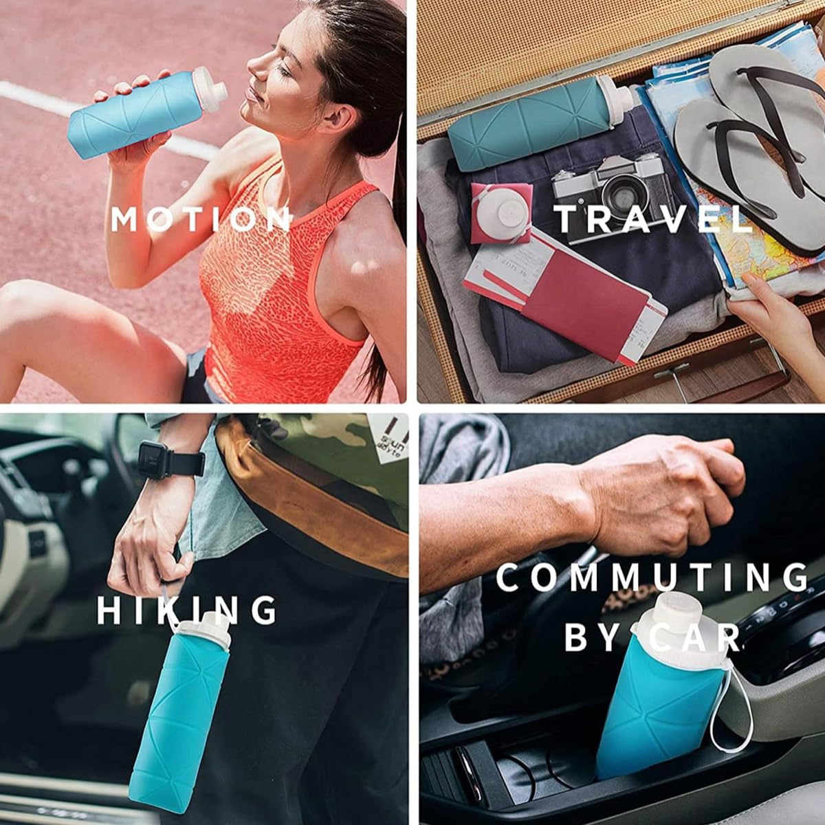 Folding Silicone Water Bottle