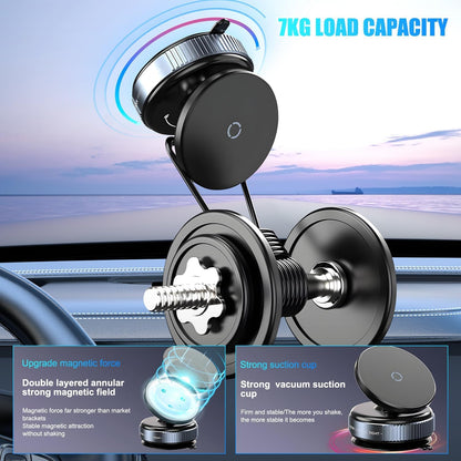 360° Vacuum Magnetic Phones Holder